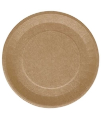 Тарелка бумажная DoECO PLATE 230 Крафт d=230 мм