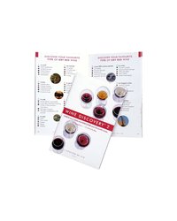 Брошюра «Wine Discovery 2» 45 вопросов и 15 винных профилей бумага разноцветн.