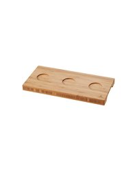 Блюдо для подачи для соусников бамбук ,H=15,L=250,B=120мм св. дерево