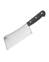 Топорик для мяса сталь нерж.,пластик ,L=16см черный,металлич.