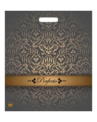 Пакет ПЭ с вырубной ручкой 48x42см+3см (90) (Перфекто бисмарк) Тико (х25/300)