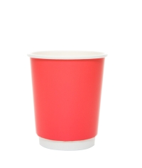 Стакан бумажный 2-слойный ProstoKap Розовый d=80 250 мл