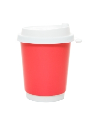 Стакан бумажный 2-слойный ProstoKap Розовый d=80 250 мл