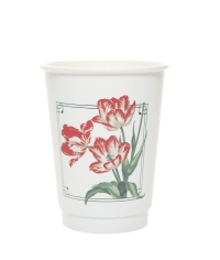 Стакан бумажный 2-слойный ProstoKap Тюльпан d=90 350 мл
