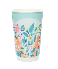 Стакан бумажный 2-слойный ProstoKap Весна-Лето d=90 450 мл