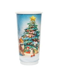 Стакан бумажный 2-слойный Сказочный лес d=90 550 мл