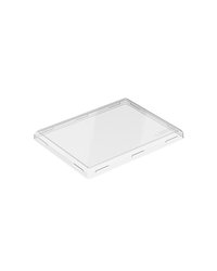 Крышка для бумажного контейнера 200х150мм OneClick Lid 1000/0 для 1000 мл Низкая цвет прозр. (х300)