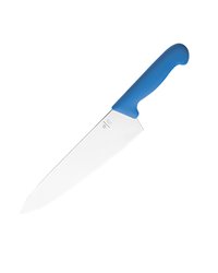 Нож поварской «Шефс» сталь нерж.,пластик ,L=43/30,B=6см металлич.,синий