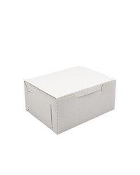 Коробка картонная для кондитерских изделий 135х110х60мм цвет Белый Packton (х1/200)
