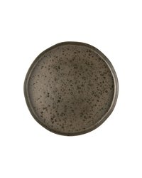 Тарелка «Фобос» мелкая керамика D=31см коричнев.
