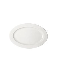 Блюдо «Кунстверк» овальное фарфор ,H=30,L=455,B=305мм белый