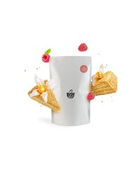 Смесь сухая для приготовления напитков «Медовик с малиной» для раф кофе 500г картон,пластик ,H=25,L=