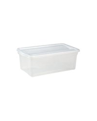 Контейнер для продуктов «Кристалл» с крышкой полипроп. 5л ,H=12,L=33,B=19см прозр.