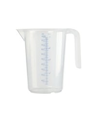 Стакан мерный с ручкой полипроп. 1л D=10,H=18см прозр.