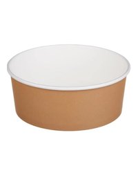 Контейнер бумажный круглый 750мл D=150мм Выс.: 61мм Round Bowl цвет Крафт OSQ (х45/270)