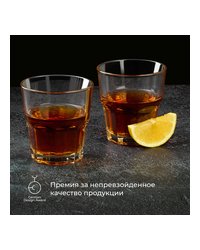 Олд фэшн (стакан) «Касабланка» стекло 270мл D=85,H=91мм прозр.