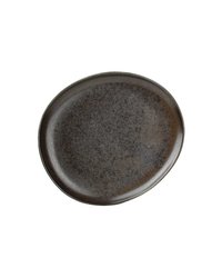 Блюдо для подачи фарфор ,H=20,L=210,B=185мм коричнев.