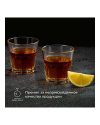 Олд фэшн (стакан) «Касабланка» стекло 200мл D=77,H=83мм прозр.