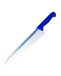 Нож для рыбы синяя ручка сталь нерж.,пластик ,L=31см синий,металлич.