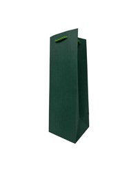 Пакет подарочный 12x36+12см со шнуром (SPB25 Green) (х10/200) КИТАЙ