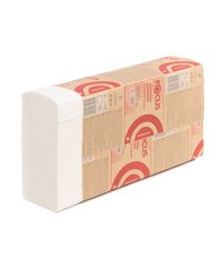 Полотенца бумажные в листах 24х21.5см Focus Premium 2х слойные, Z сложение, H2, 200 шт. 5069902 (х1/20) [упаковка]