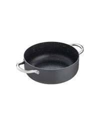 Кастрюля «Уитфорд» без крышки алюм.литой,сталь нерж. 3,5л D=24,H=9см граф.,черный