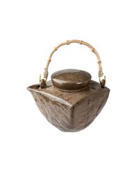 Чайник заварочный «Кунстверк» керамика 0,5л ,H=13,L=17,B=17см зелен.