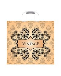 Пакет ПЭ с петлевой ручкой 38x34+3см (70) (Винтаж NEW) Артпласт (х50/500)