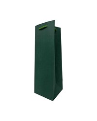 Пакет подарочный 12x36+12см со шнуром (SPB25 Green) (х10/200) КИТАЙ