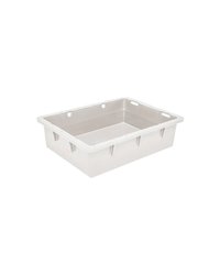 Ящик для продуктов сплошной (от -30 до +60°C) полиэтилен 22л ,H=14,1,L=53,2,B=40см белый