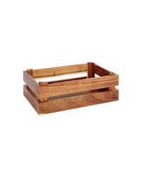 Ящик для подачи акация ,H=10,5,L=29,B=18,5см св.корич.