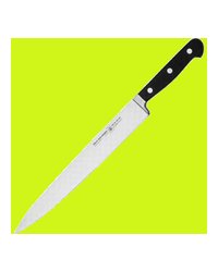 Нож для нарезки мяса «Глория Люкс» сталь ,L=38/26,B=3см черный,металлич.