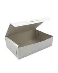 Коробка картонная для кондитерских изделий 218х150х60мм цвет Белый Packton (х200)