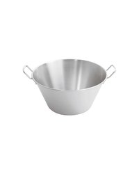 Миска 2 ручки сталь нерж. 17л D=40,H=20см