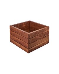 Ящик для подачи для овощей дуб ,H=16,L=26,5/25,B=25см коричнев.