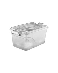 Контейнер для продуктов с крышкой полипроп. 14л ,H=22,L=42,5,B=26,5см прозр.