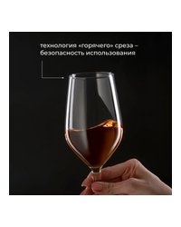 Бокал для вина «Селест» стекло 450мл D=60/79,H=237мм прозр.