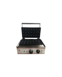 Вафельница CP-WFM210NUT сталь нерж.,алюм.литой ,H=24,5,L=36,B=39см 1,55Квт серебрист.,черный