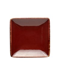 Блюдо «Террамеса Мокка» квадратное фарфор ,L=10,B=10см тем.корич.