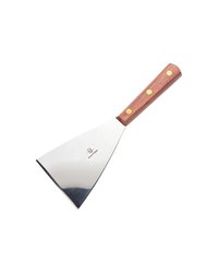 Скребок для уборки стола сталь нерж.,дерево ,L=100/250,B=95мм металлич.,коричнев.