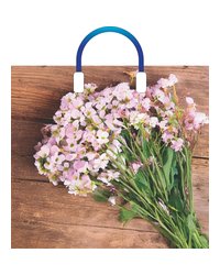 Пакет ПЭ с пластмассовыми ручками 38x34+3см (90) Мгновение Артпласт (х10/150)