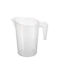 Стакан мерный с ручкой пластик 2л ,H=23,L=22,B=15см белый