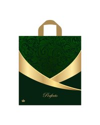 Пакет ПЭ с петлевой ручкой 37х40+3см (95) (Перфекто Малахит) Тико (х25/300)