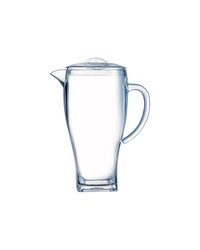 Кувшин с крышкой пластик 2л D=22,H=26,1см прозр.