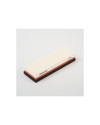Камень точильный абразивность 600/1000 ,H=3,L=18,B=6см белый,красный