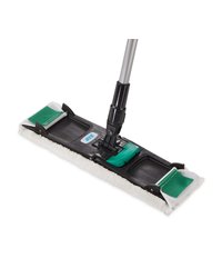 Насадка плоская для швабры МОП 40x14,5см микрофибра, с зеленым креплением SYR (х1/1) КИТАЙ