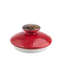 Крышка для чайника «Крафт Рэд» (для арт. 3150487) фарфор D=85/70мм красный,шоколад.