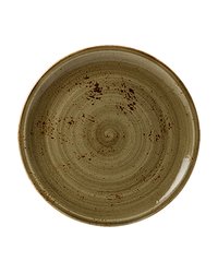 Блюдо для пиццы «Крафт Браун» фарфор D=31,H=2см коричнев.