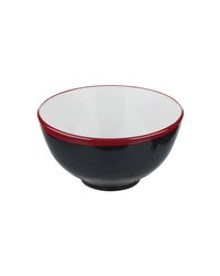 Салатник «Кото Рэд» фарфор 0,75л D=16см черный,красный