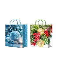 Пакет подарочный НГ 18х23+10см Ламинированный Premium (MP25 2006-2007) (х10/200) Китай